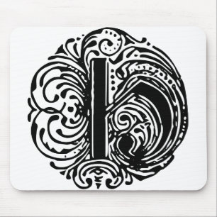Monarchia Letter "H" Mouse Mat