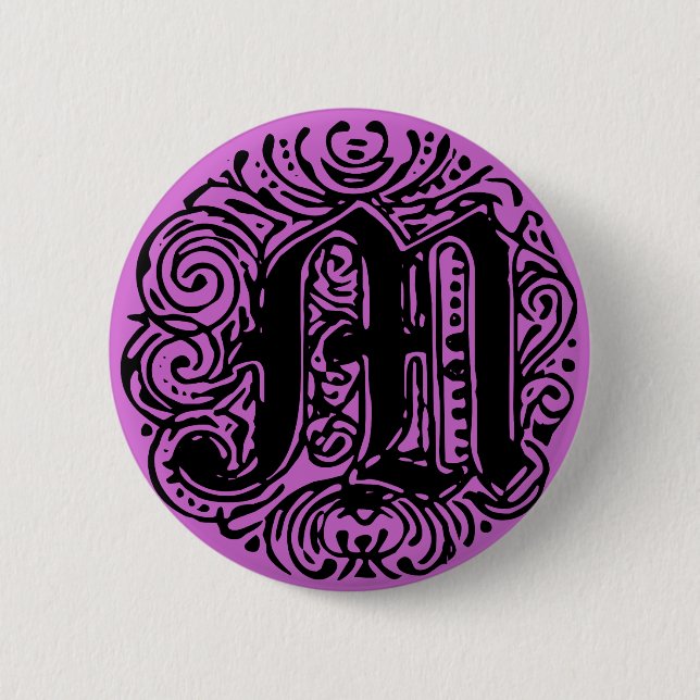 Monarchia "M" 6 Cm Round Badge (Front)