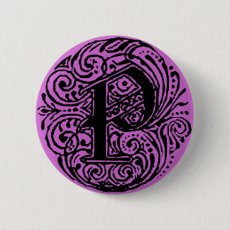 Monarchia "P" 6 Cm Round Badge