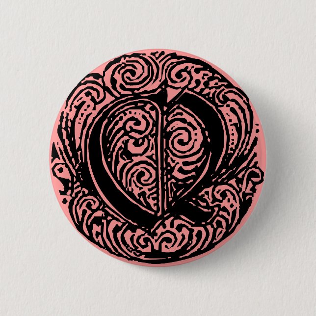 Monarchia "Q" 6 Cm Round Badge (Front)
