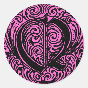 Monarchia "Q" Classic Round Sticker