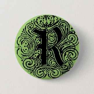 Monarchia "R" 6 Cm Round Badge