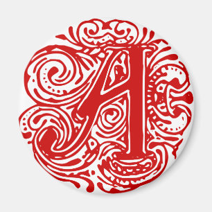 Monarchia Red "A" Magnet