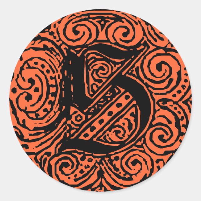 Monarchia "S" Classic Round Sticker (Front)