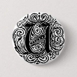 Monarchia "U" 6 Cm Round Badge