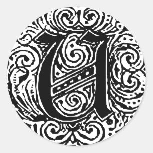 Monarchia "U" Classic Round Sticker