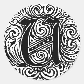 Monarchia "U" Classic Round Sticker
