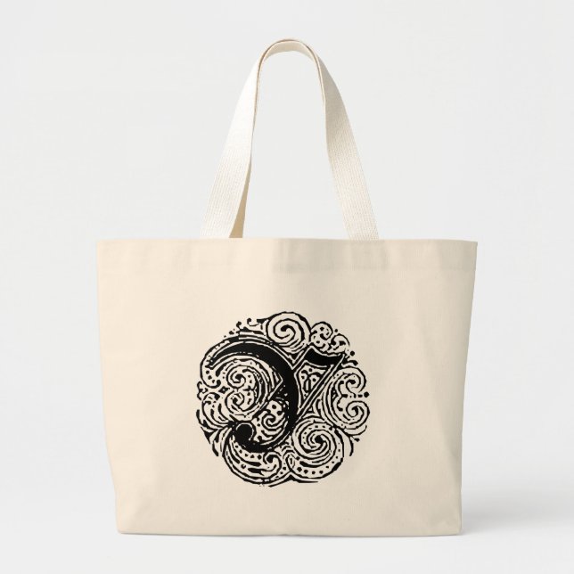 Monarchia "Y" Large Tote Bag (Front)