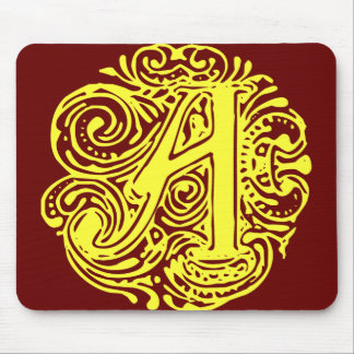 Monarchia Yellow "A" Mouse Mat