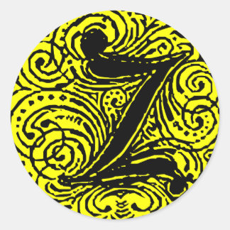 Monarchia "Z" Classic Round Sticker