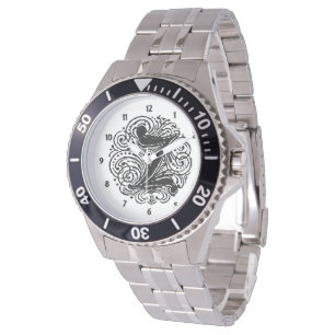 Monarchia "Z" Fancy Retro Monogram Watch