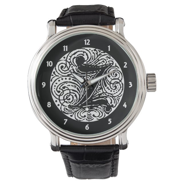 Monarchia "Z" Fancy Text Watch (Front)