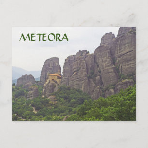 MONASTERIES OF METEORA, GREECE POSTCARD