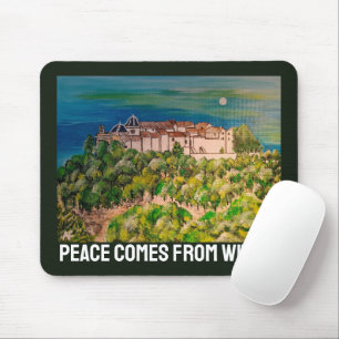 Monasterio de San Miguel Painting by Alfred Fox Mouse Mat