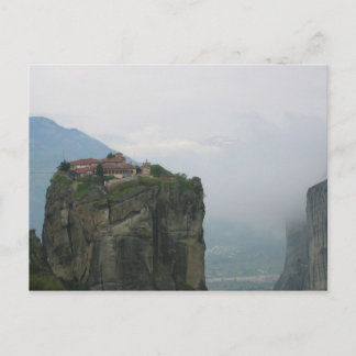 Monastery at Meteora, Greece Postcard