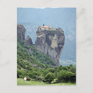 Monastery in Meteora, Greece Europe Postcard