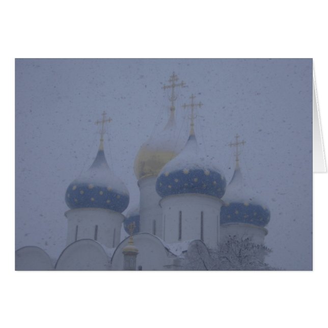 Monastery in Snow (Front Horizontal)
