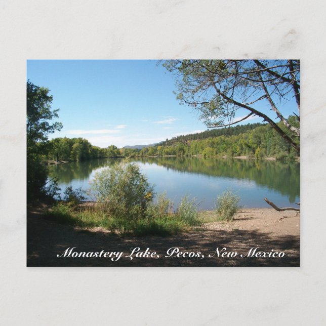Monastery Lake, New Mexico Postcard (Front)