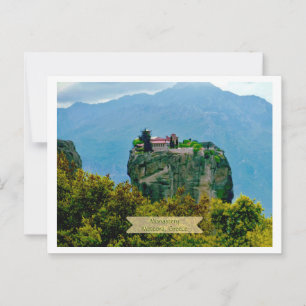 Monastery, Meteora, Greece Postcard