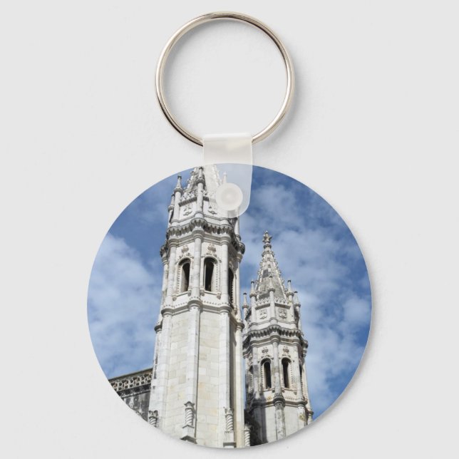 Monastery of Jeronimos, Lisbon, Portugal Key Ring (Front)