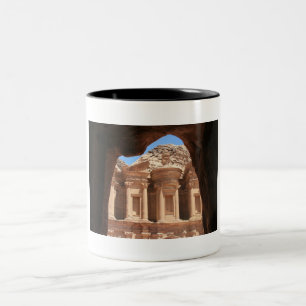 monastery petra Two-Tone coffee mug
