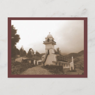 Monastery Venezuela Andes Mountains Postcard