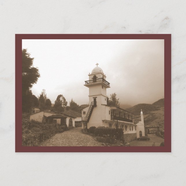 Monastery Venezuela Andes Mountains Postcard (Front)