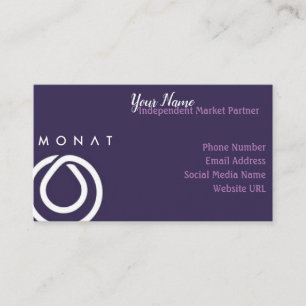 Monat- Be your own boss 2 business card