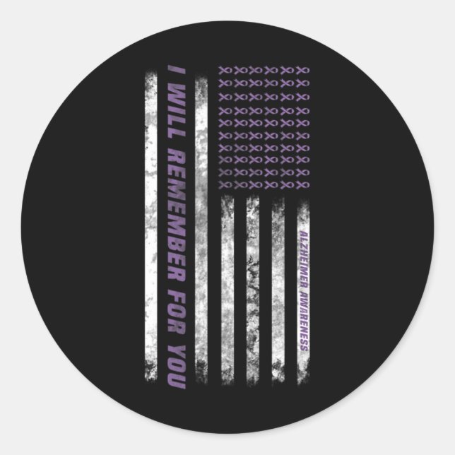 Monat I End Purple Bow Elephant 2  Classic Round Sticker (Front)