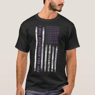 Monat I End Purple Bow Elephant 2 T-Shirt