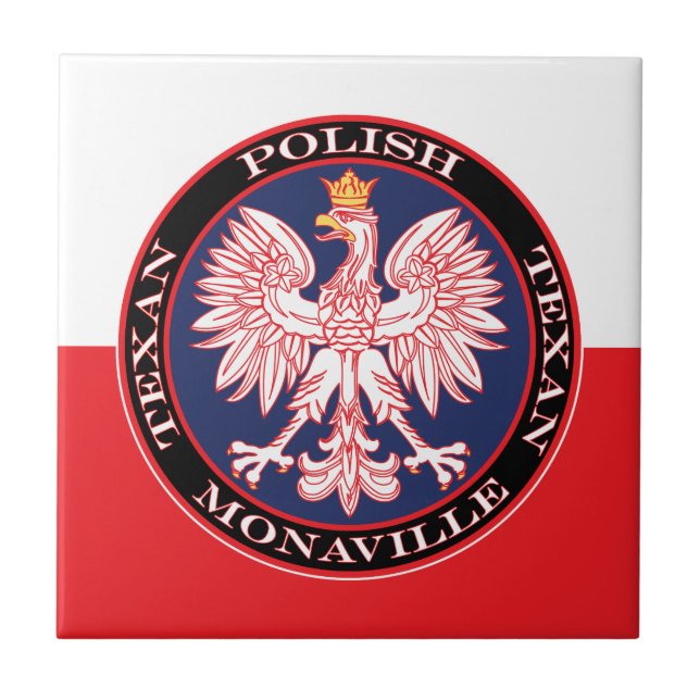 Monaville Round Polish Texan Tile (Front)