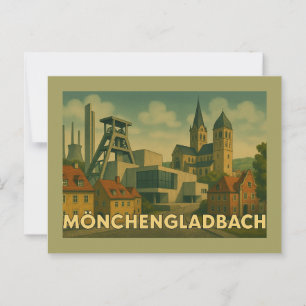 Mönchengladbach Germany City Art Postcard