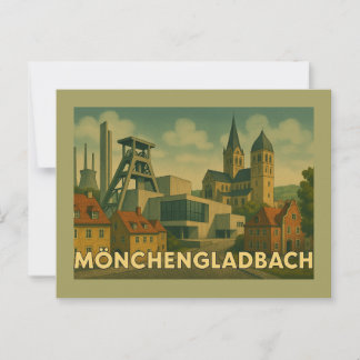 Mönchengladbach Germany City Art Postcard