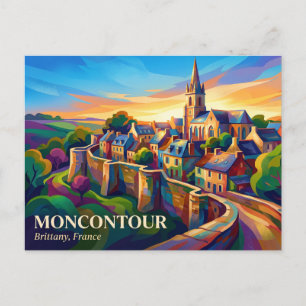 Moncontour France Postcard