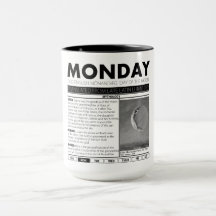 MONDAY AND THE MYTH BEHIND IT: one of seven cups
