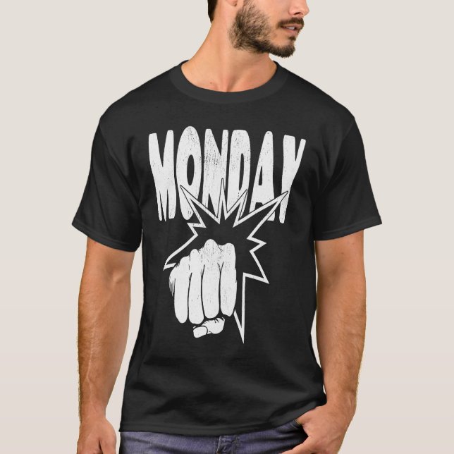 Monday Back to Work  School T-Shirt (Front)
