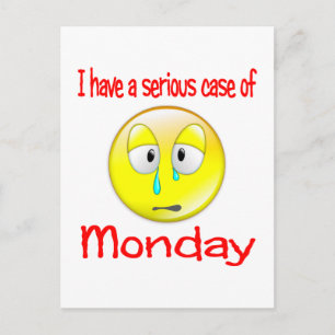 Monday Blues Postcard
