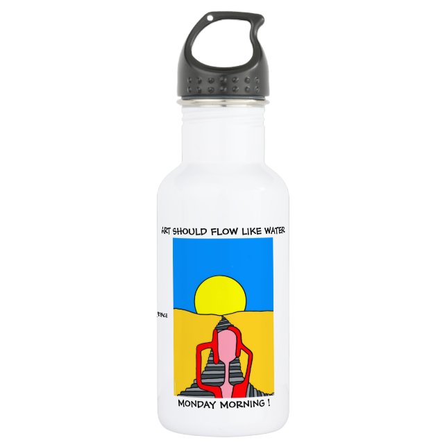 MONDAY MORNING ! 532 ML WATER BOTTLE (Front)