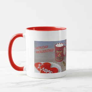Monday mornings marrie heart valentines coffee mug