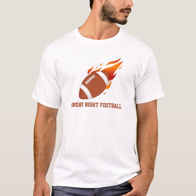 Monday Night Football Black  T-shirts (Front)