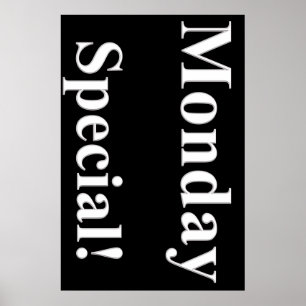 Monday Special Beauty Salon Poster