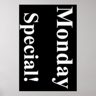 Monday Special Beauty Salon Poster