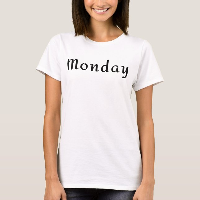 "Monday" Tank Top (Front)