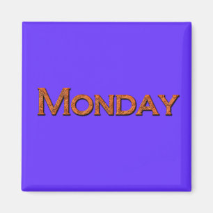 Monday Teaching or Memory Aid Magnet