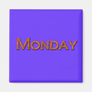 Monday Teaching or Memory Aid Magnet