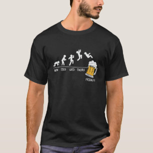 Monday Tuesday Wednesday Thursday Friday Funny Bee T-Shirt