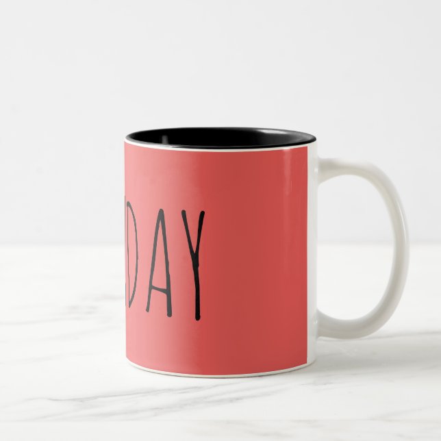 Monday || Week Collection Two-Tone Coffee Mug (Right)