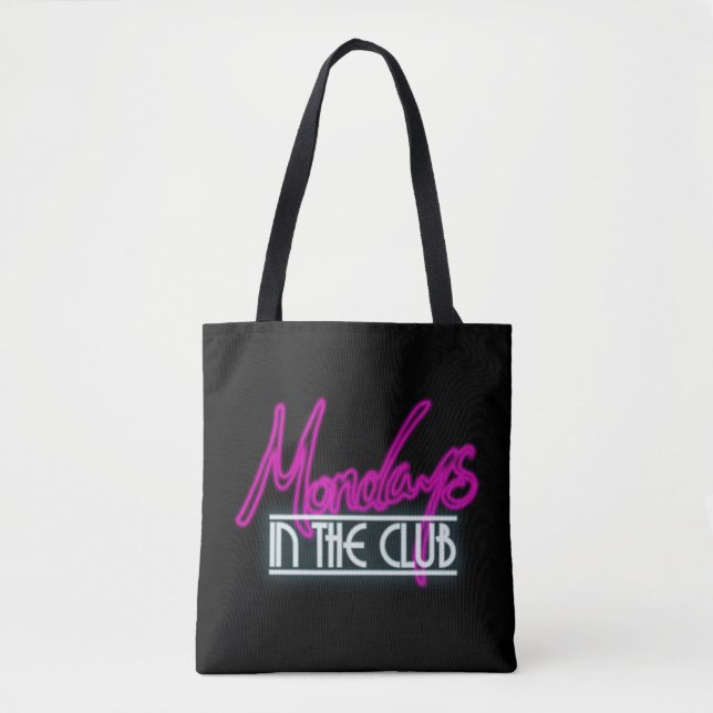 Mondays Tote (Black) Bag (Front)