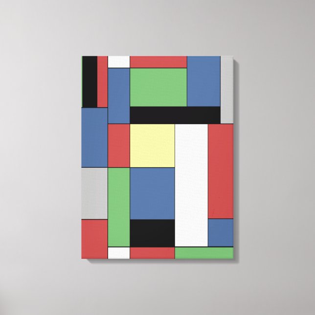 Mondrian #11 canvas print (Front)