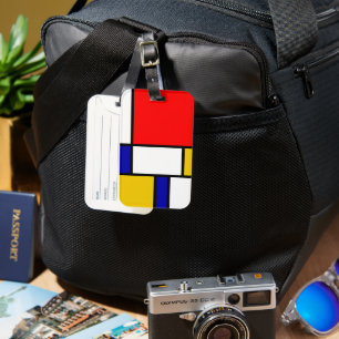 Mondrian 2 luggage tag